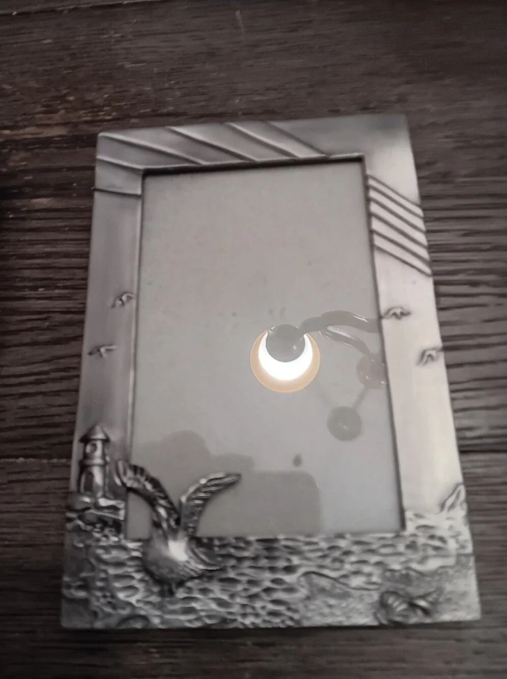 Decorative Metal Picture Frames in Silver-Gray